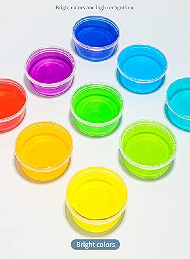 4WORDS Non Toxic DIY Crystal Clay Soft Slime Magic Mud Kit in Assorted Colours Set Toy Gifts for Girls and Boys Kids Above Age 5+ Year Old (Pack of 12) - Image 4
